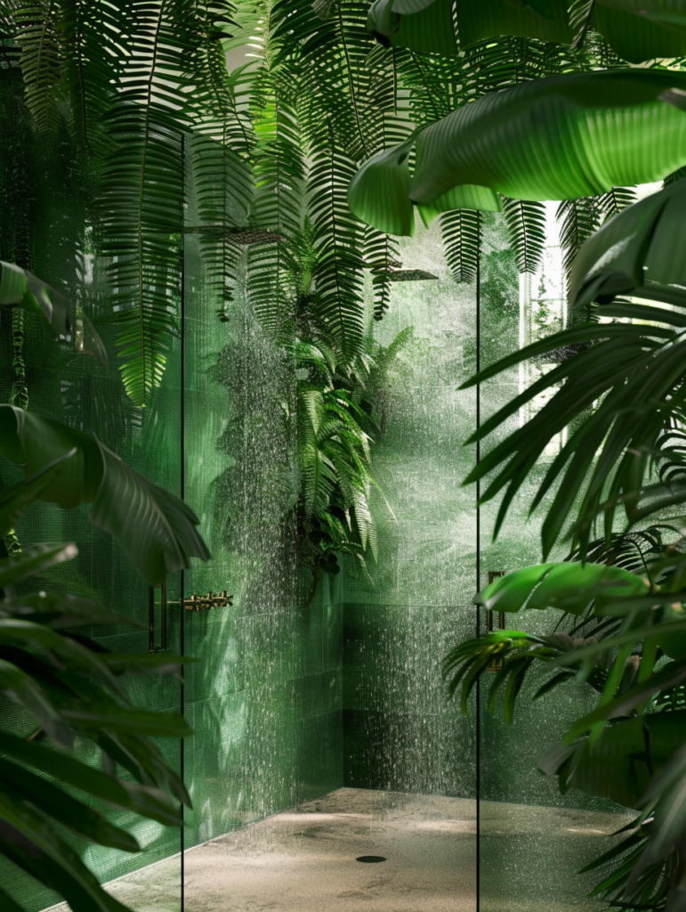 54 Jungle-Inspired Shower Designs: Turning Your Bathroom into a Tropical Oasis