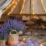 25 Lavender Themed Glamping