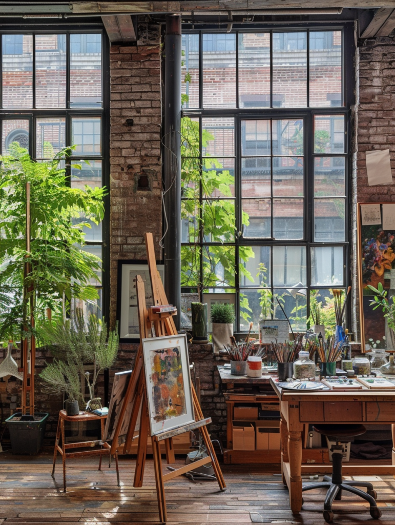 12 Inspirations for an Art Studio