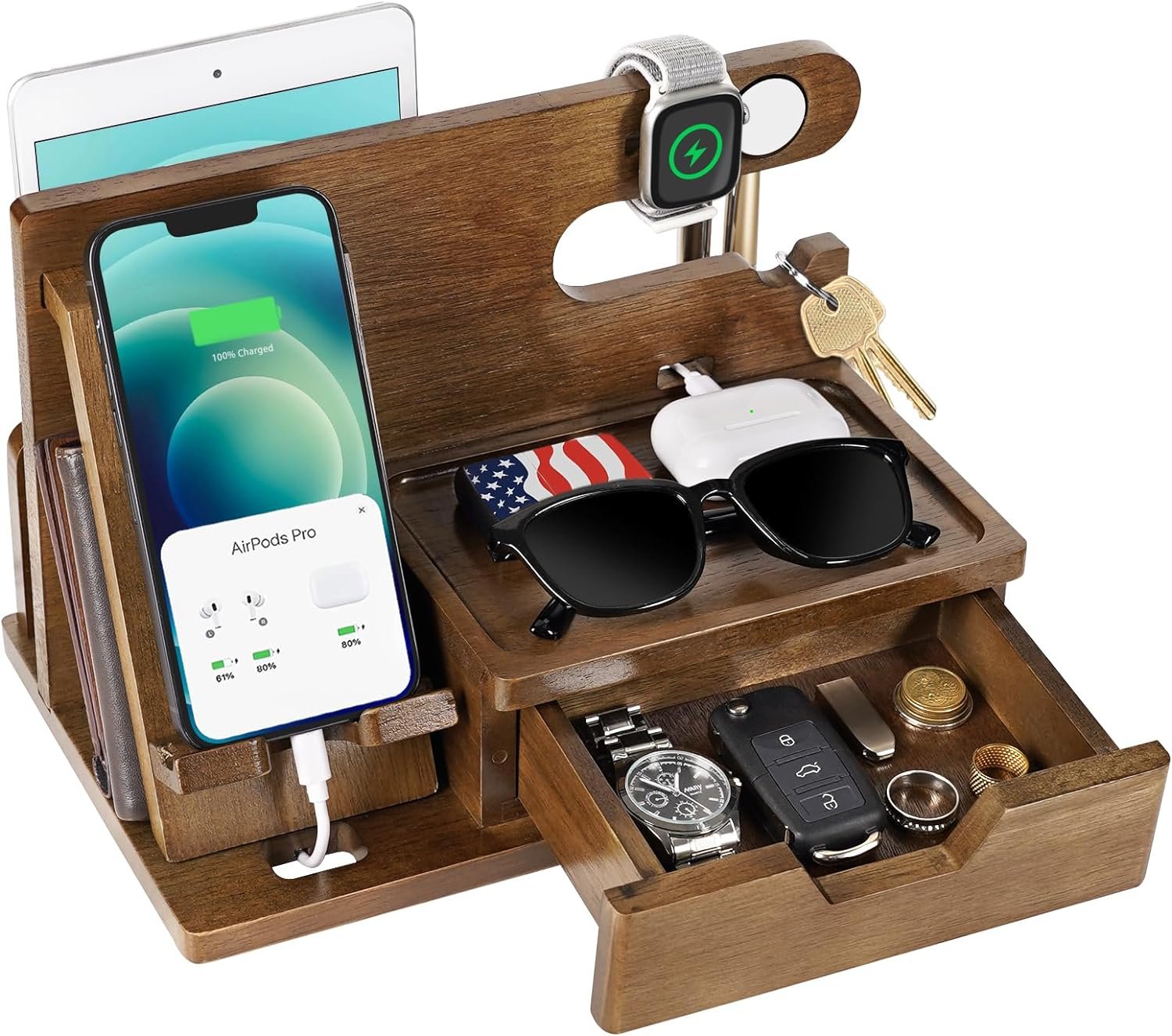 Funistree Wood Phone Docking Station