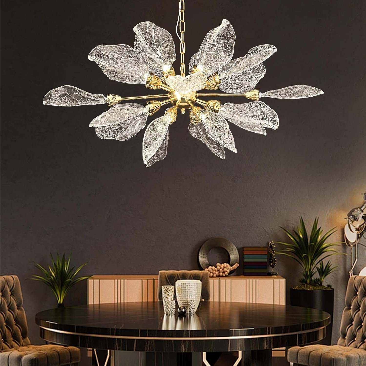 OSRoyce Leaf Chandeliers for Dining Room