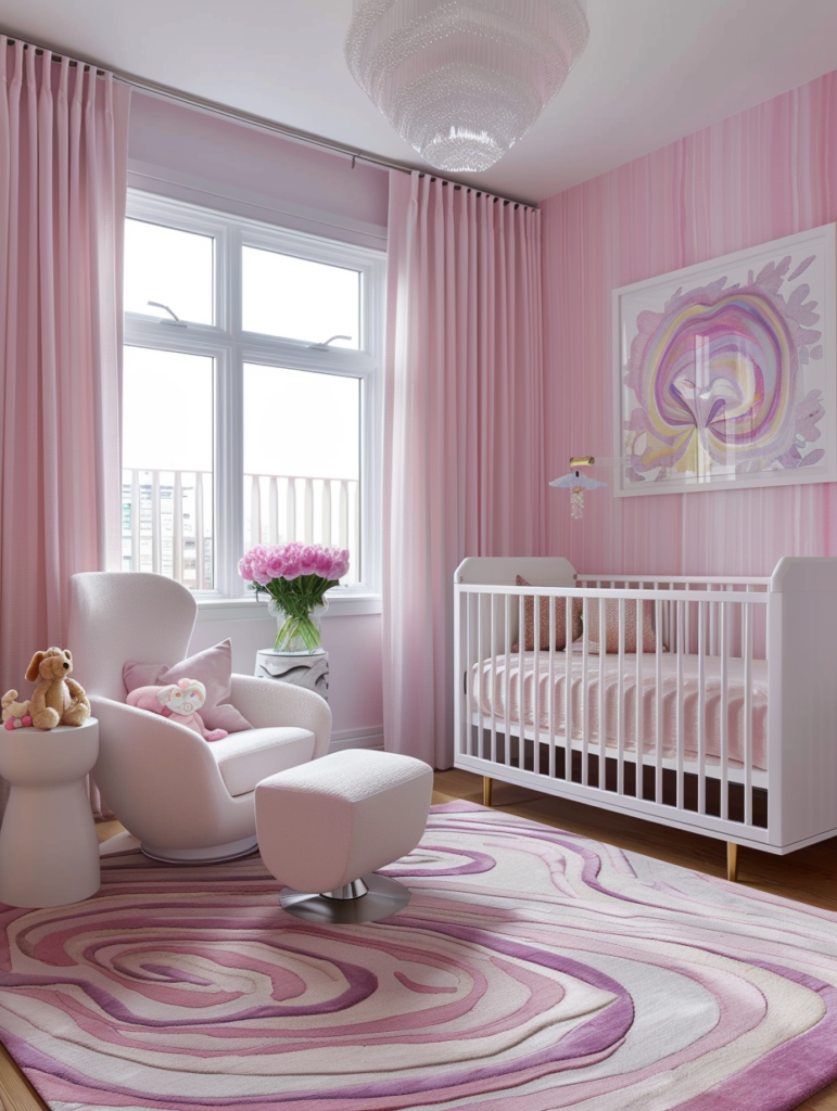 35+ Beautiful Pink Nursery Inspirations