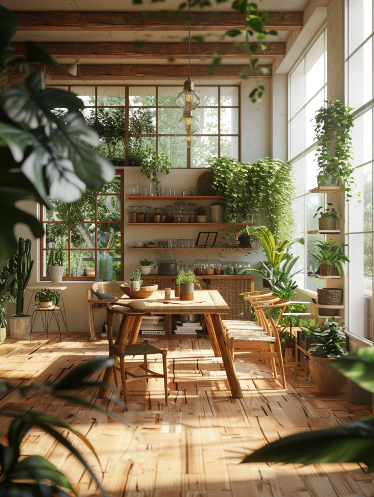 15 Greenhouse Inspired Living Areas