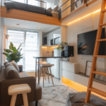 How to Design a Minimalist Apartment with Loft Bed?