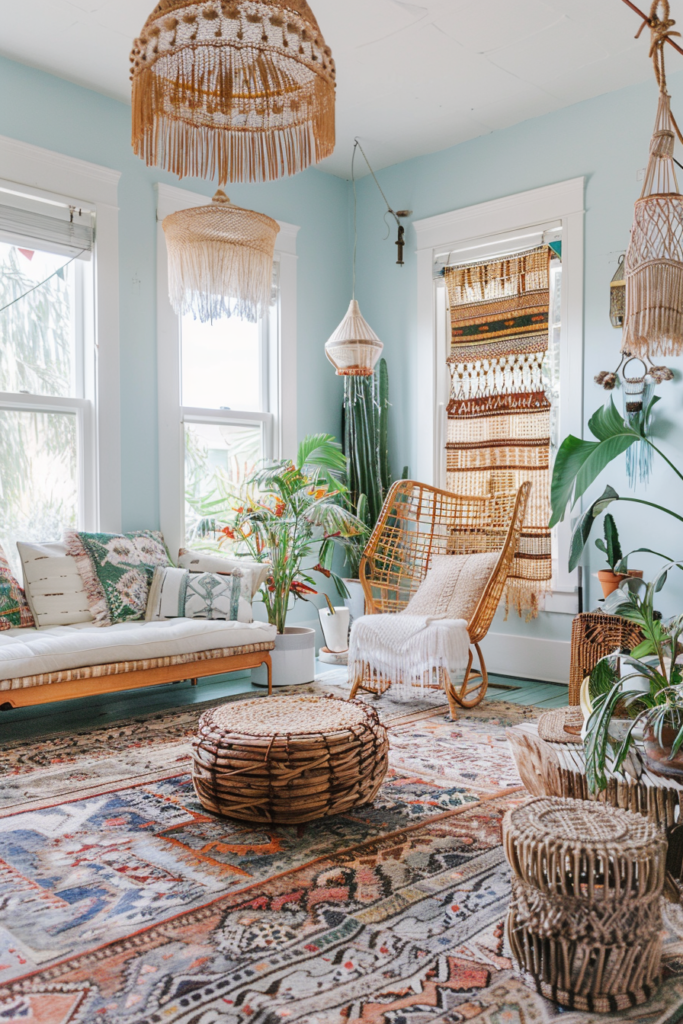 15+ Boho Living Room Designs and Tips