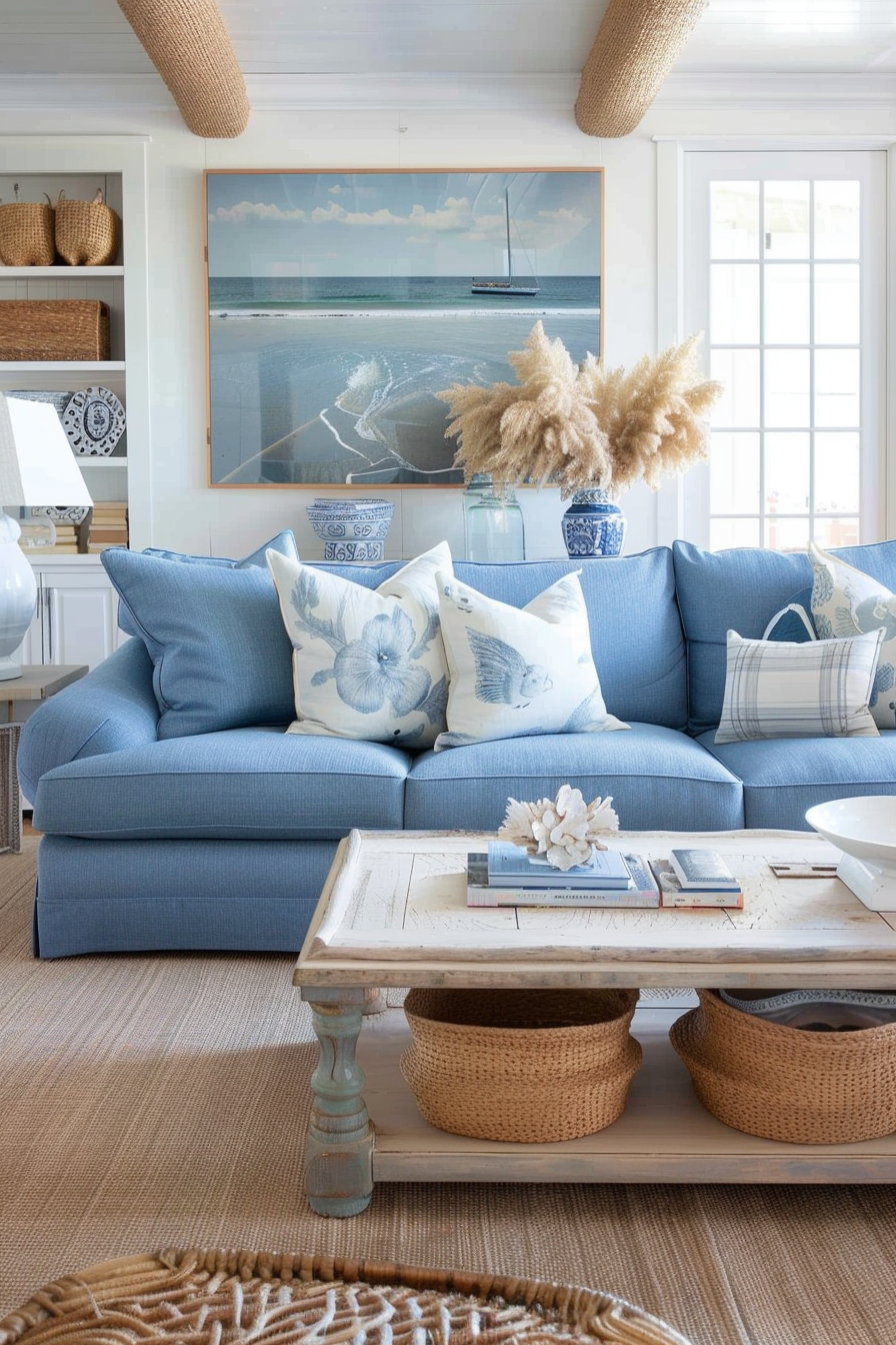 65+ Coastal Living Rooms Ideas and Tips - TastyInteriors