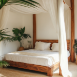 38 Scandinavian-Tropical Bedroom Retreats: Cool Minimalism Meets Lush Paradise