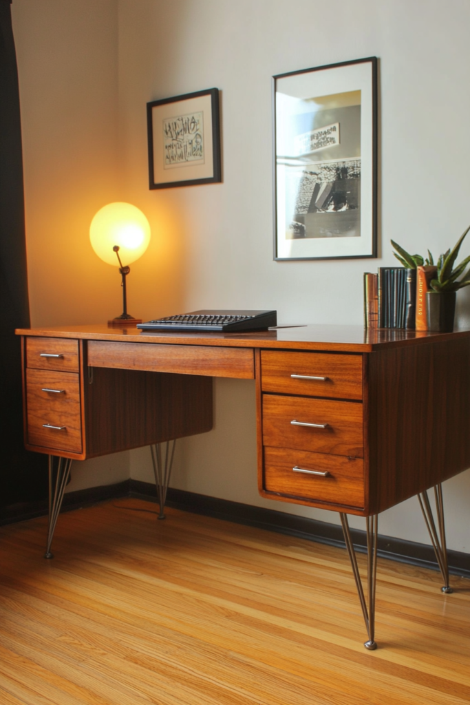 Mid-Century Modern Home Office Designs for the Digital Nomad