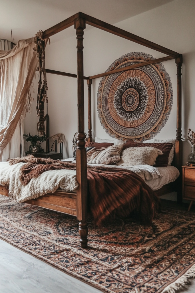 40 Cozy Boho Bedroom Ideas