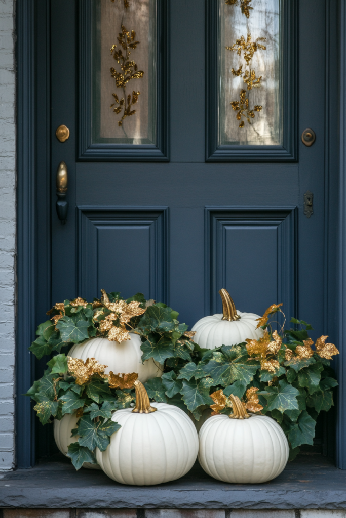 47 Farmhouse-Industrial Front Porch Fall Decor: Rustic Autumn Meets Urban Edge