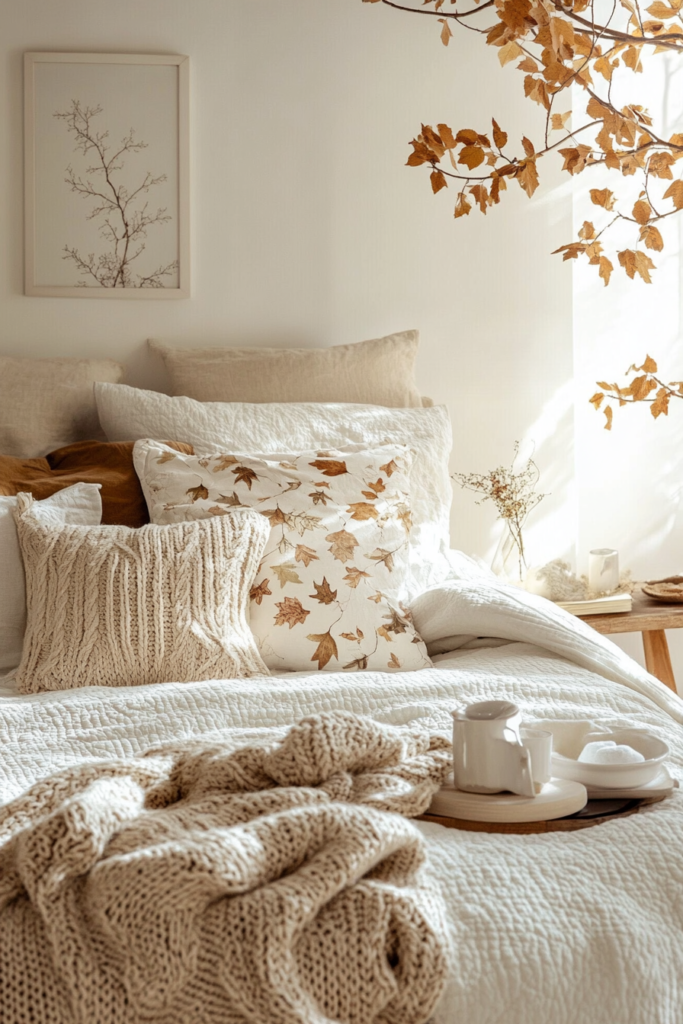 35 Cozy-Modern Fall Bedroom Decor Concepts: Warm Minimalism for Autumn Nights