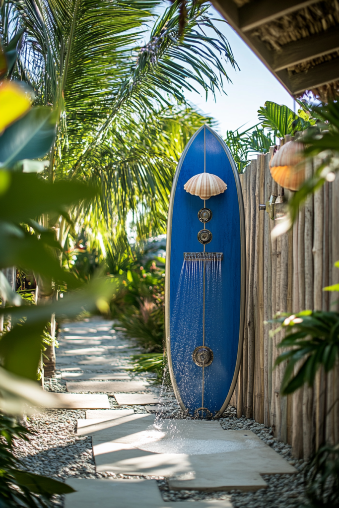 55 Beach-Inspired Outdoor Shower Ideas