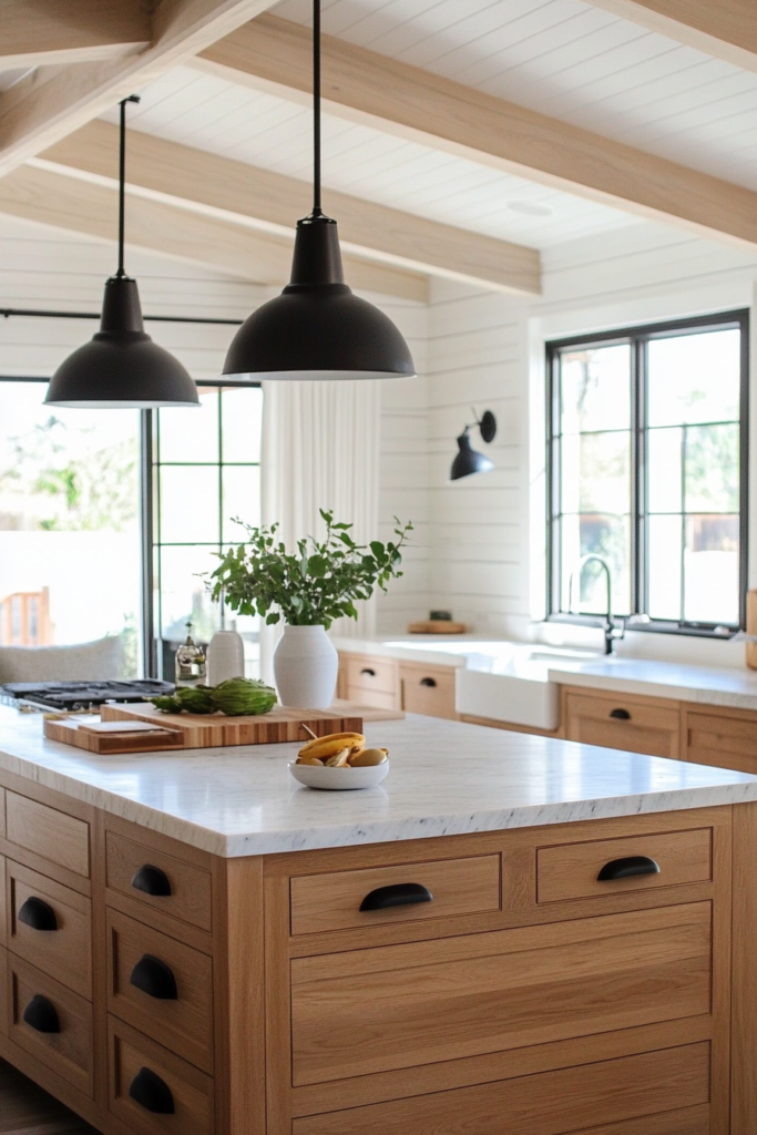 33 Rustic-Modern Kitchen Fusions: Farmhouse Chic for Contemporary Homes