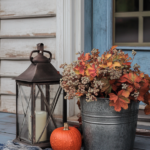 50 Vintage-Contemporary Fall Front Porch Decor Ideas: Nostalgic Autumn with a Modern Twist