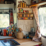 73 Boho-Chic RV Kitchen Transformations: Gypsy Soul Culinary Spaces