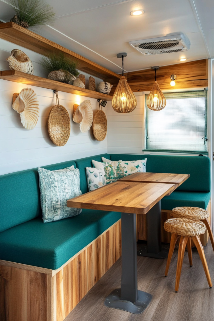 15 Boho-Coastal RV Living Room Makeovers: Beach Vibes on Wheels