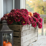 47 Farmhouse-Industrial Front Porch Fall Decor: Rustic Autumn Meets Urban Edge