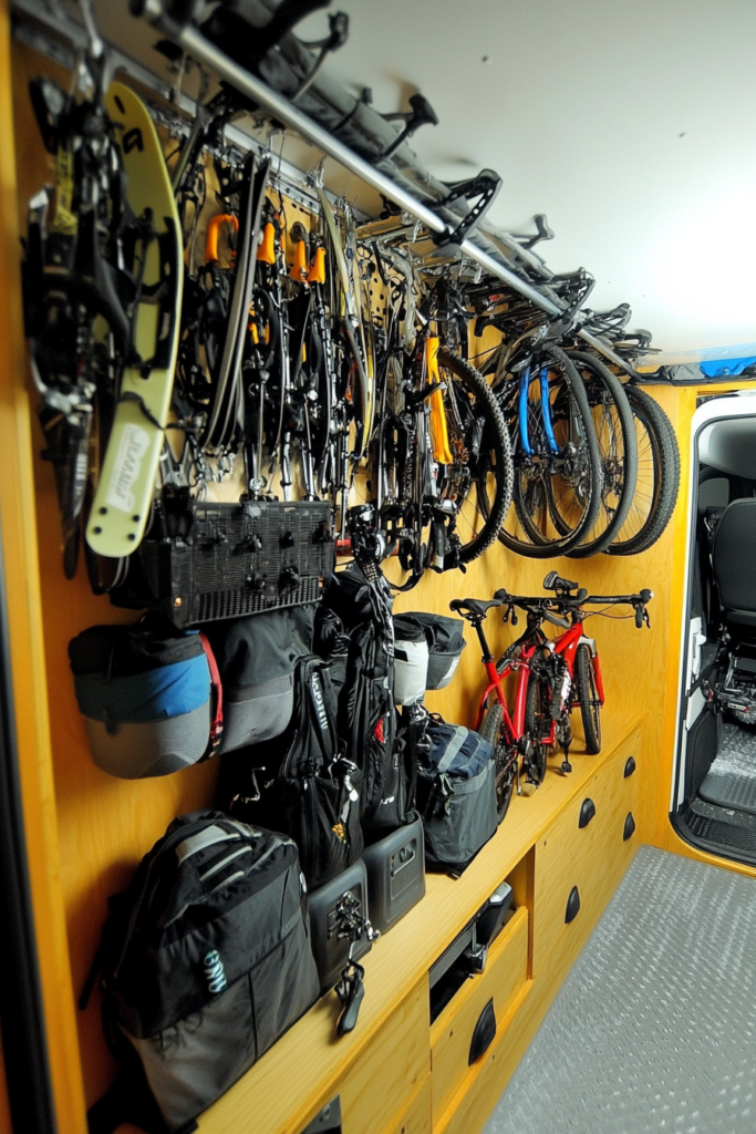 63 Adventure Van Gear Storage Ideas