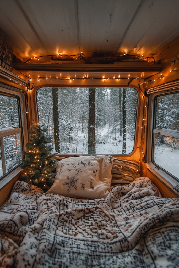 52 Snowy Cabin Van Christmas Ideas