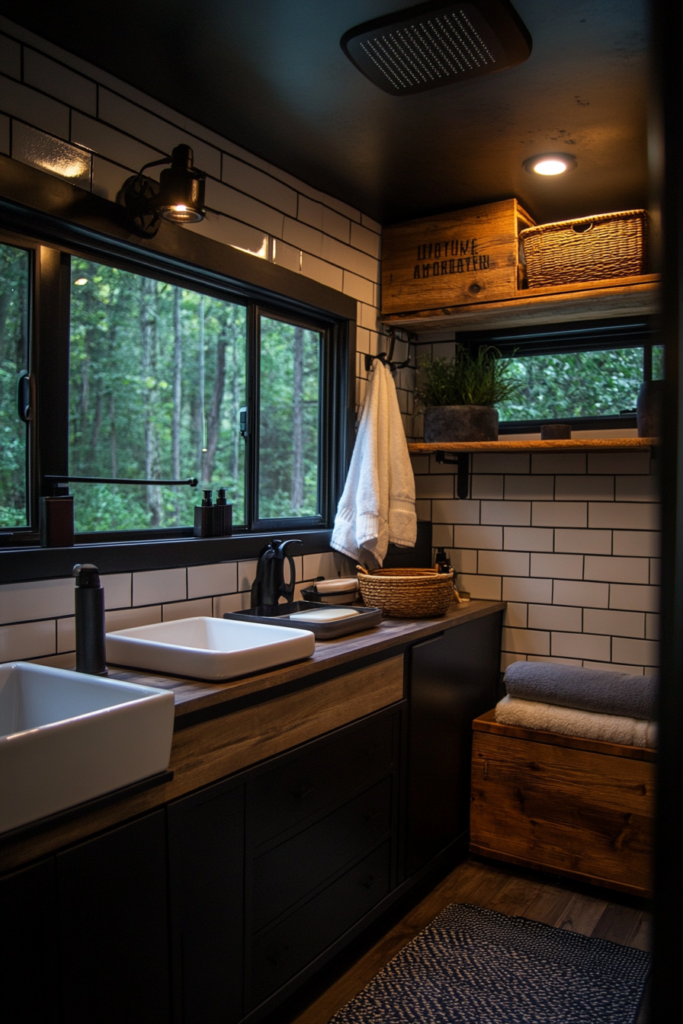 53 Moody Modern Van Bath Tips