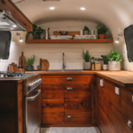 57 Mid-Century Teak Van Kitchen Tips