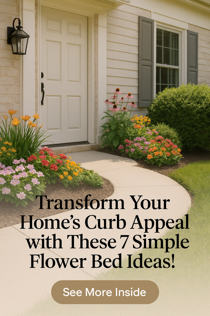 Transform Your Home’s Curb Appeal with These 7 Simple Flower Bed Ideas!