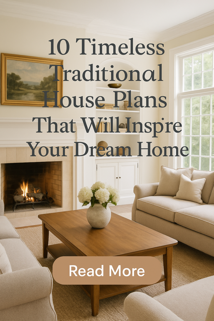 10 Timeless Traditional House Plans That Will Inspire Your Dream Home