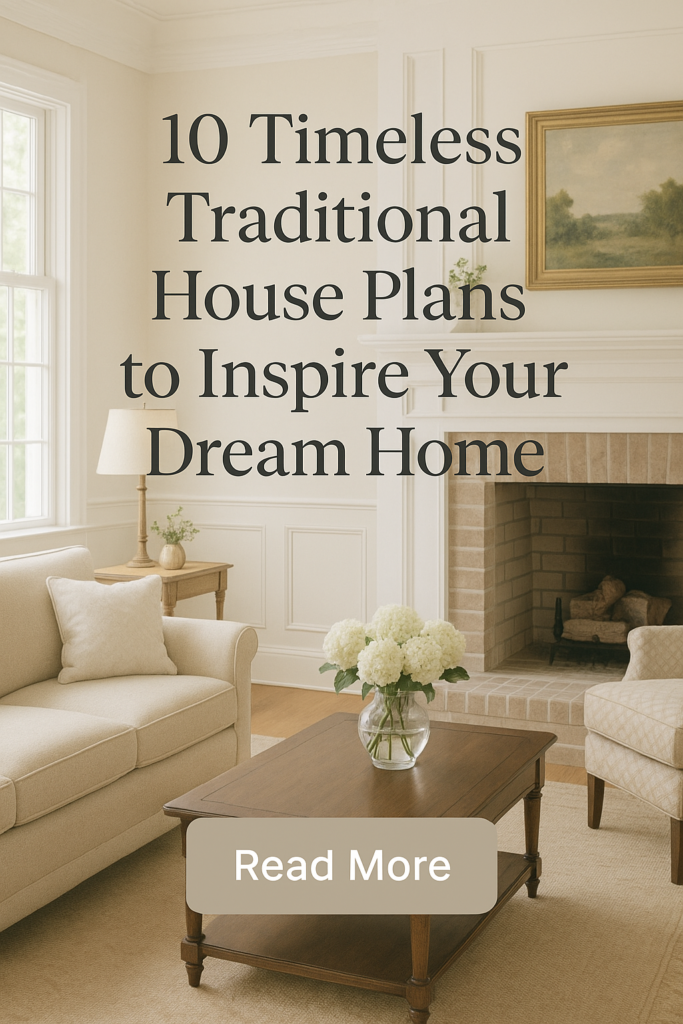 10 Timeless Traditional House Plans to Inspire Your Dream Home