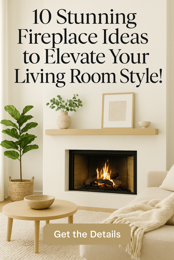 10 Stunning Fireplace Ideas to Elevate Your Living Room Style!