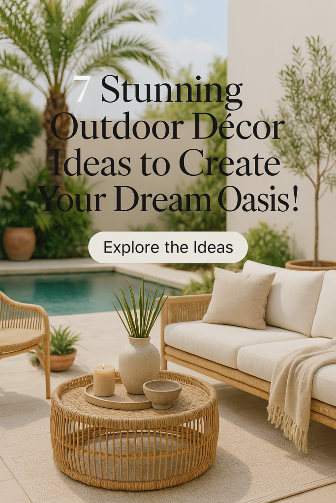 7 Stunning Outdoor Décor Ideas to Create Your Dream Oasis!