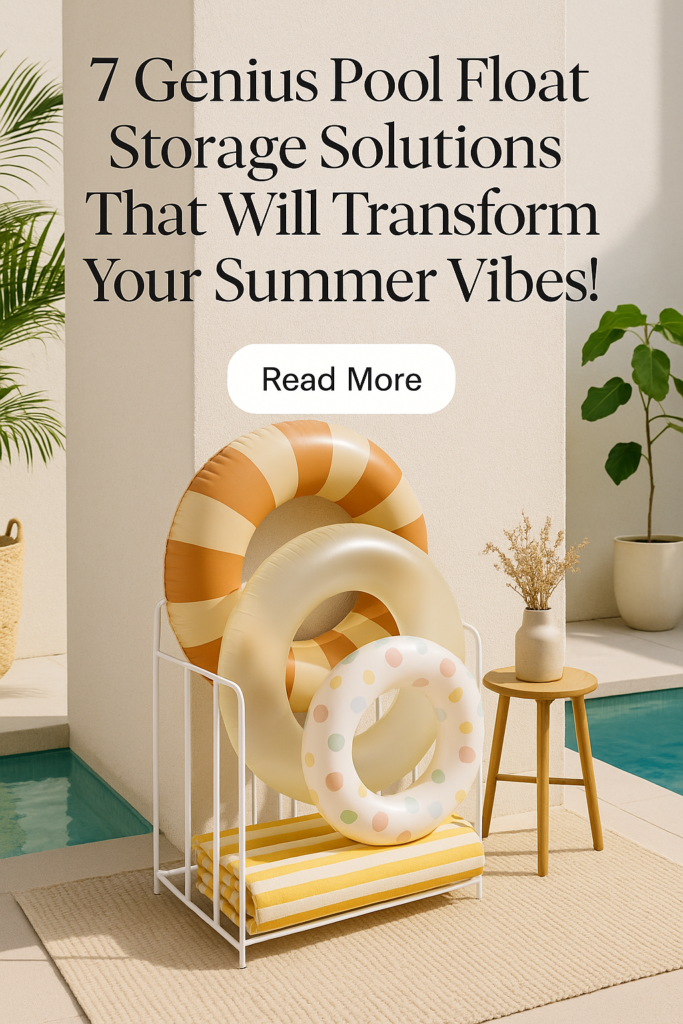 7 Genius Pool Float Storage Solutions That Will Transform Your Summer Vibes!