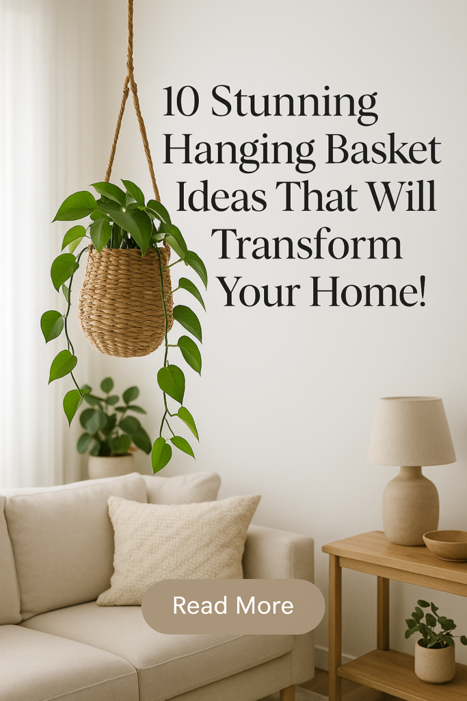 10 Stunning Hanging Basket Ideas That Will Transform Your Home!