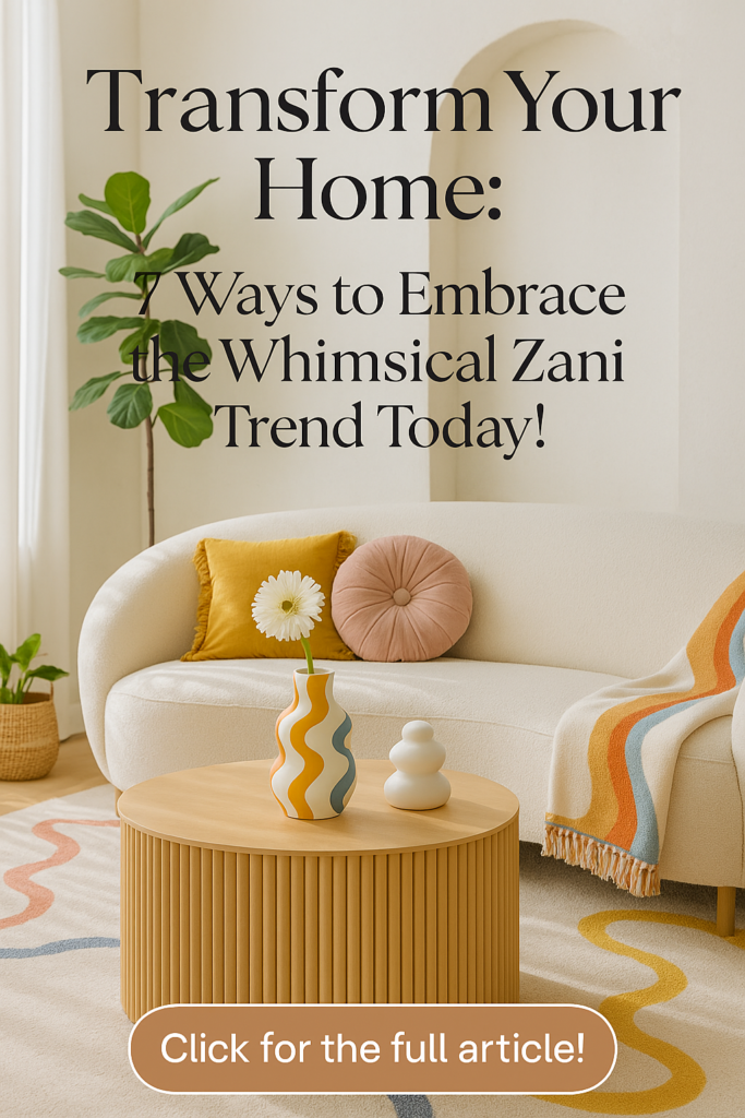 Transform Your Home: 7 Ways to Embrace the Whimsical Zani Trend Today!