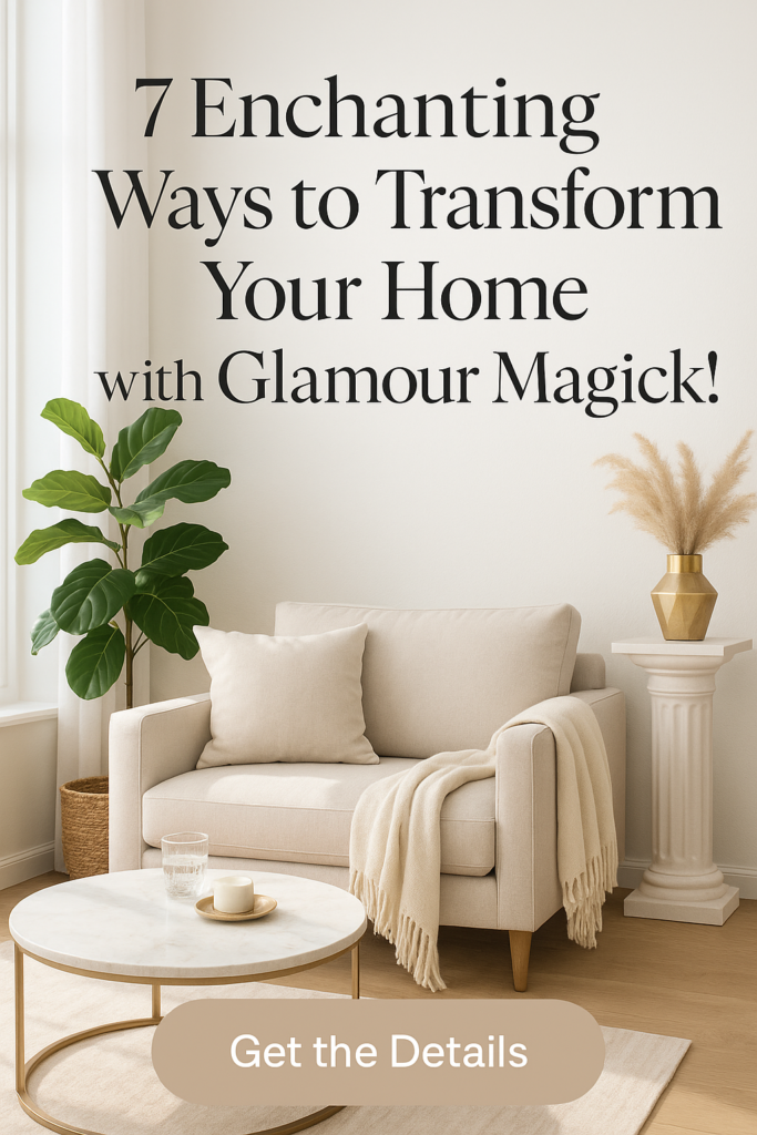 7 Enchanting Ways to Transform Your Home with Glamour Magick!