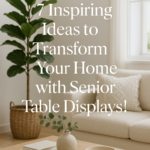 7 Inspiring Ideas to Transform Your Home with Senior Table Displays!