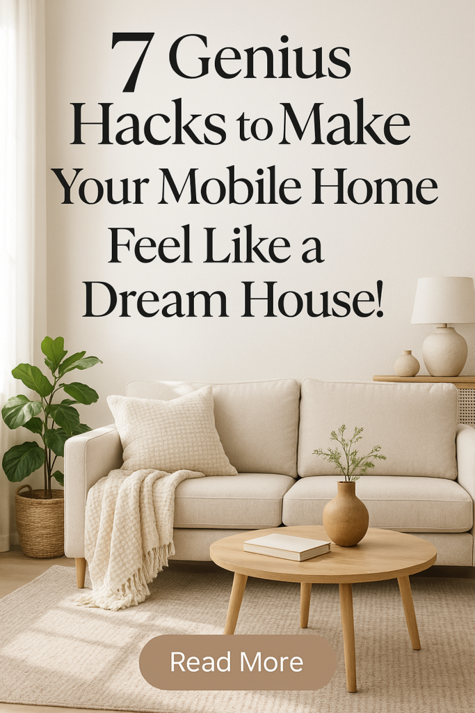 7 Genius Hacks to Make Your Mobile Home Feel Like a Dream House!