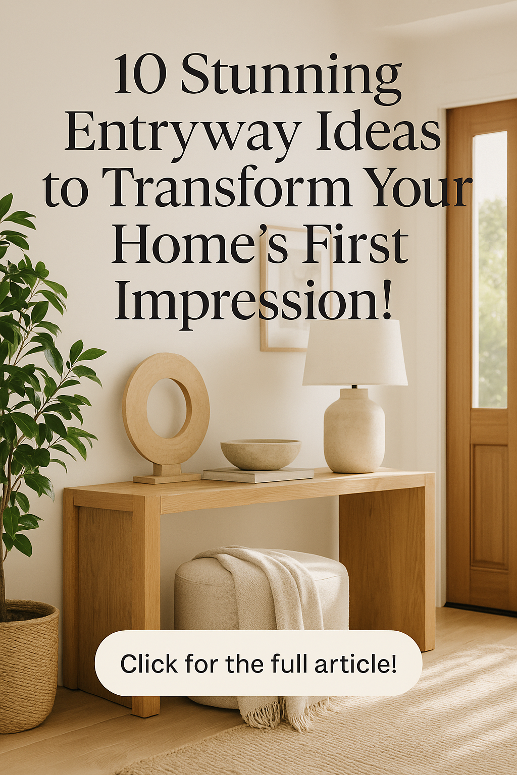 10 Stunning Entryway Ideas to Transform Your Home's First Impression ...