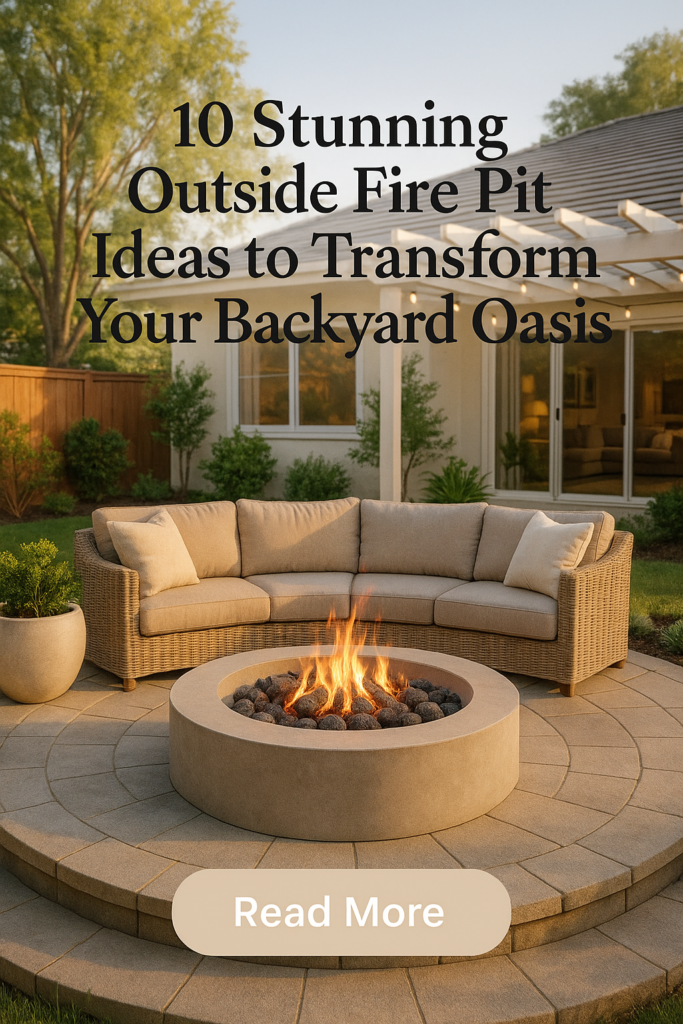 10 Stunning Outside Fire Pit Ideas to Transform Your Backyard Oasis