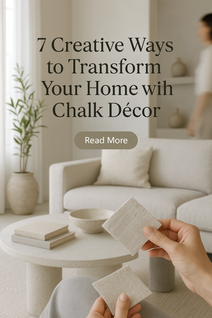 7 Creative Ways to Transform Your Home with Chalk Décor