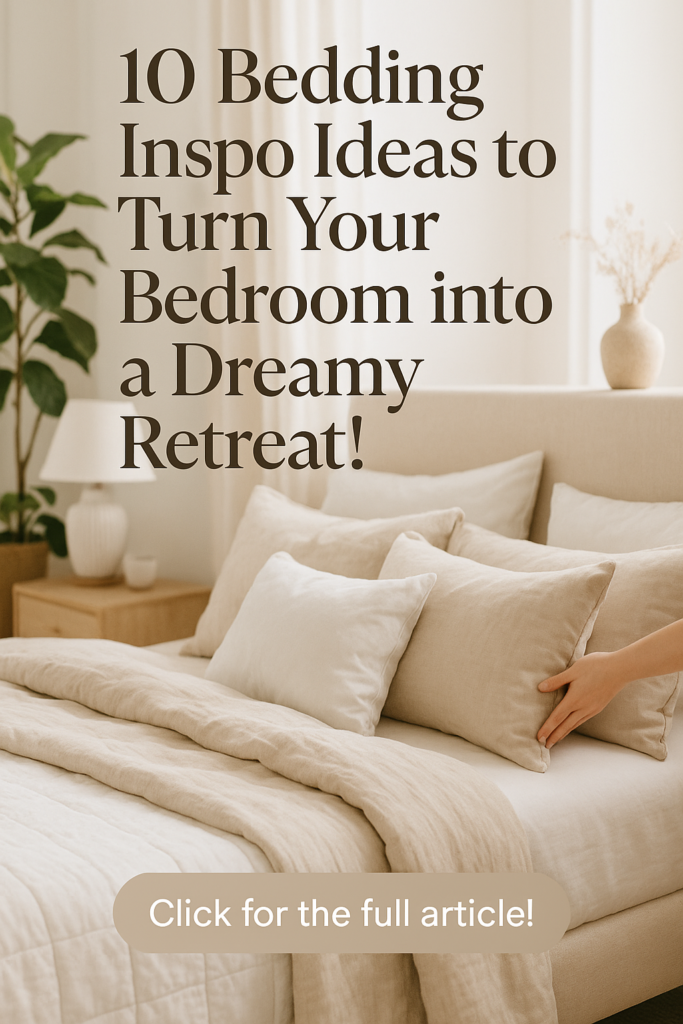 10 Bedding Inspo Ideas to Turn Your Bedroom into a Dreamy Retreat!