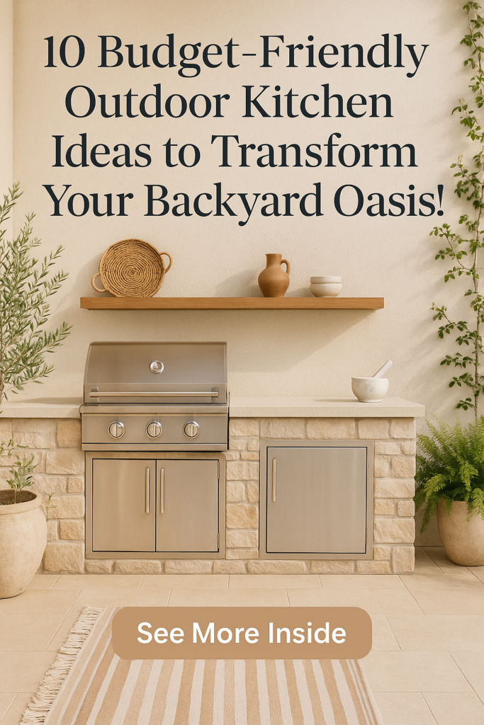 10 Budget-Friendly Outdoor Kitchen Ideas to Transform Your Backyard ...