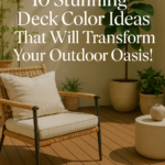 10 Stunning Deck Color Ideas That Will Transform Your Outdoor Oasis!