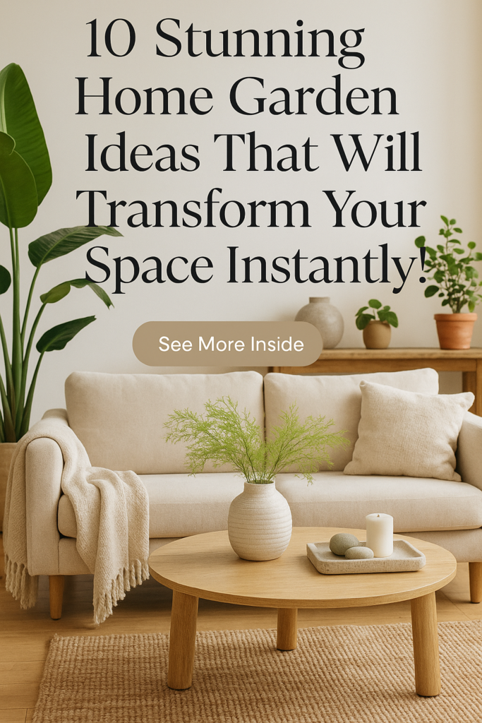 10 Stunning Home Garden Ideas That Will Transform Your Space Instantly ...