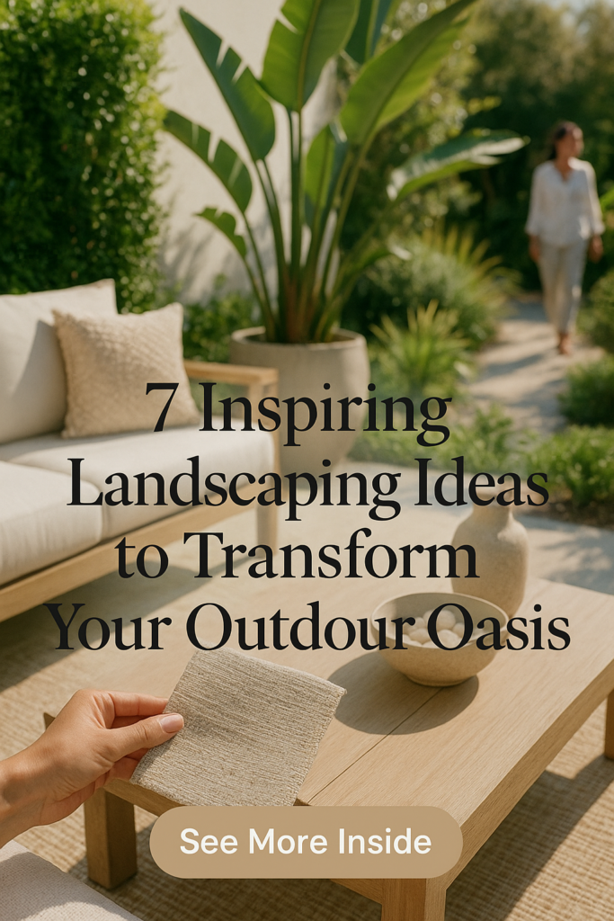 7 Inspiring Landscaping Ideas to Transform Your Outdoor Oasis