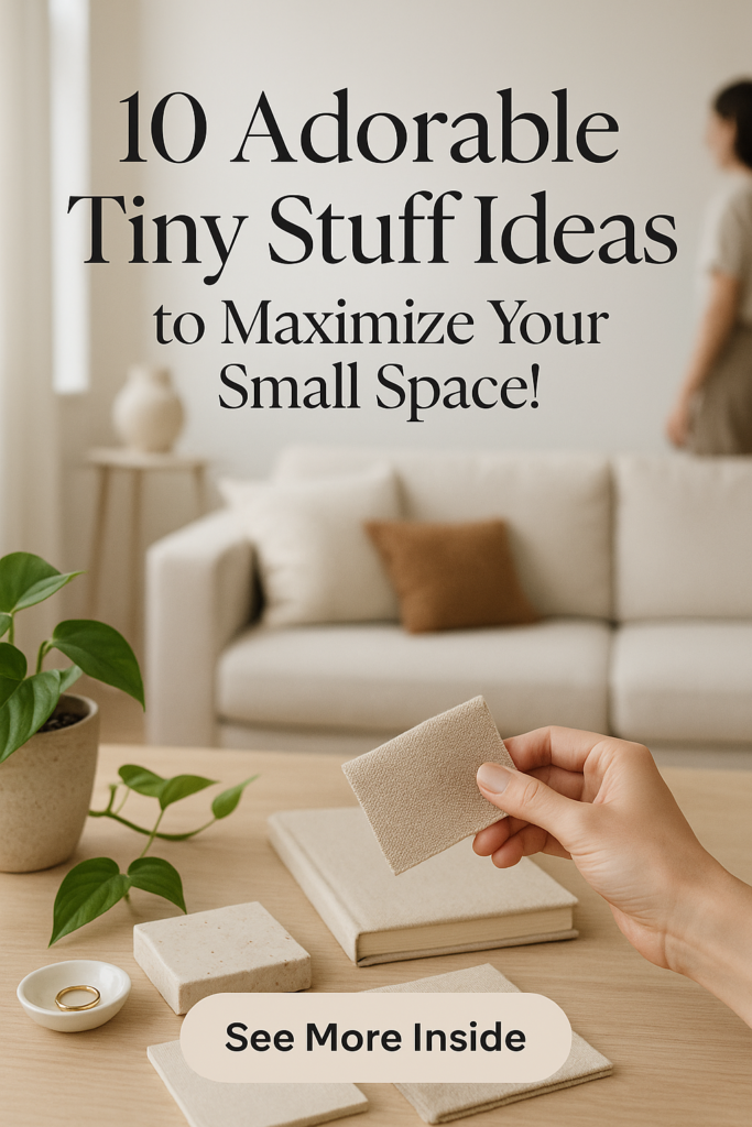 10 Adorable Tiny Stuff Ideas to Maximize Your Small Space!