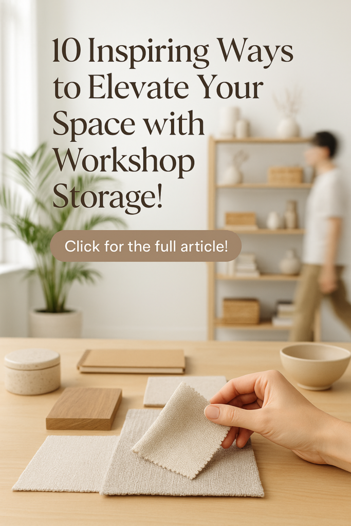 10 Inspiring Ways to Elevate Your Space with Workshop Storage!