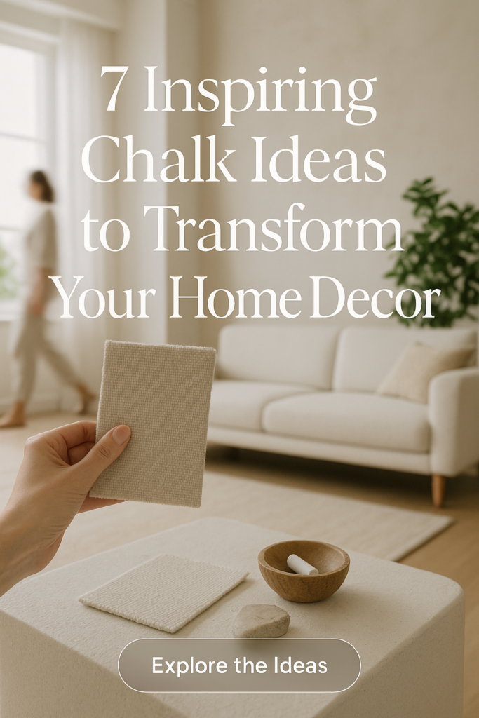 7 Inspiring Chalk Ideas to Transform Your Home Decor