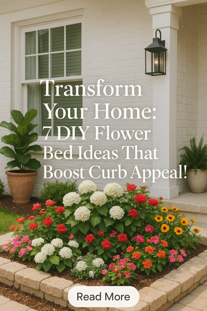 Transform Your Home: 7 DIY Flower Bed Ideas That Boost Curb Appeal!