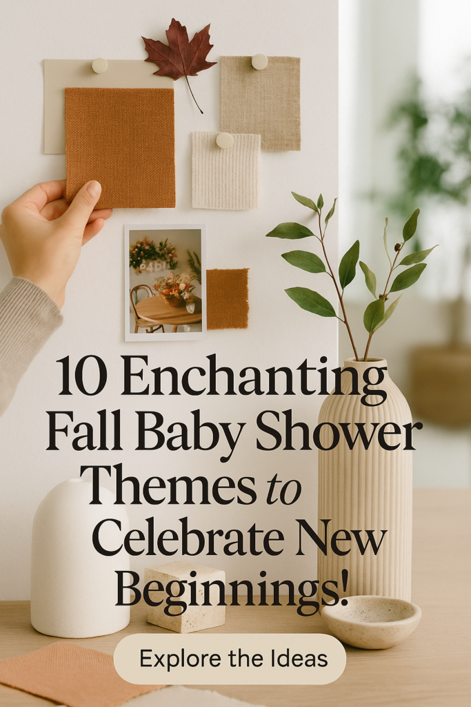 10 Enchanting Fall Baby Shower Themes to Celebrate New Beginnings!