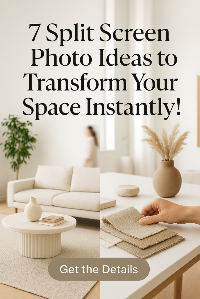 7 Split Screen Photo Ideas to Transform Your Space Instantly!